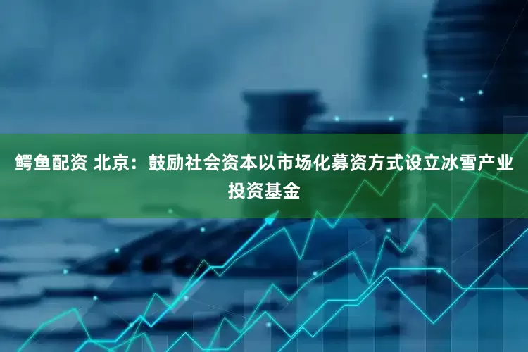 鳄鱼配资 北京：鼓励社会资本以市场化募资方式设立冰雪产业投资基金