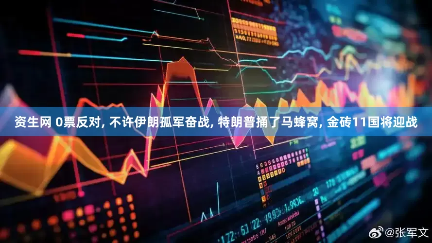 资生网 0票反对, 不许伊朗孤军奋战, 特朗普捅了马蜂窝, 金砖11国将迎战