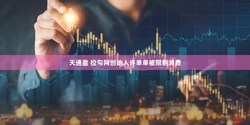 天通盈 拉勾网创始人许单单被限制消费
